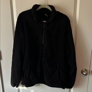 Black Sherpa HFX Zip-Up Jacket